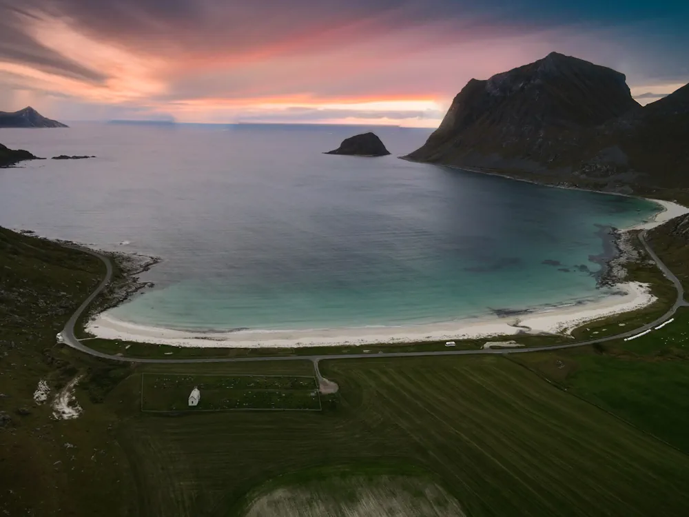 Playas de Vik y Haukland, Islas Lofoten (Noruega)