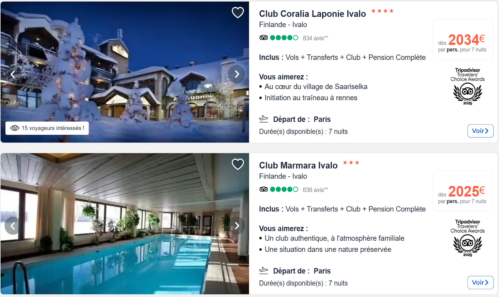 Clubs vacances promovacances laponie finlandaise