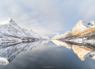 Visitar Gryllefjord, el magnífico fiordo de Senja gryllefjord senja puente invierno