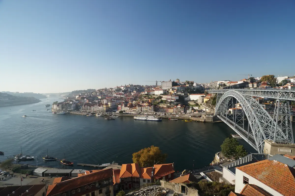 Porto Douro Bridge view Portugal