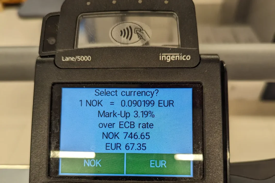 Payer par carte Norvege Tromso