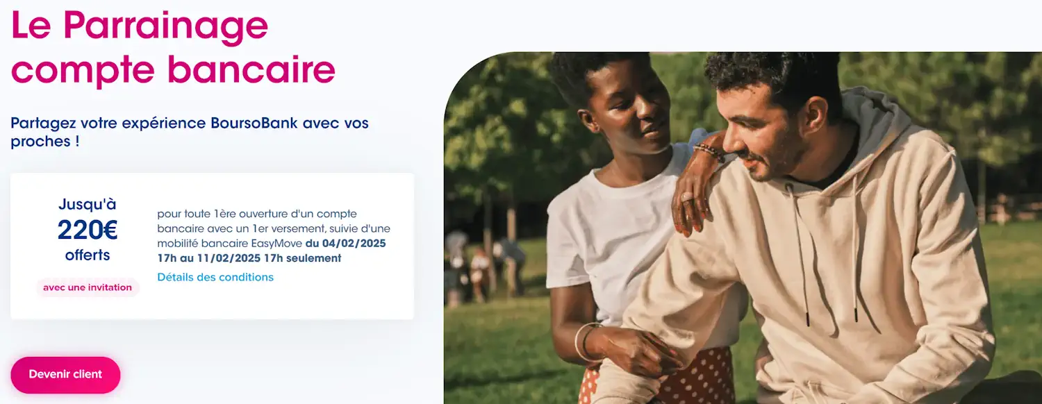 parrainage boursorama offre norvège