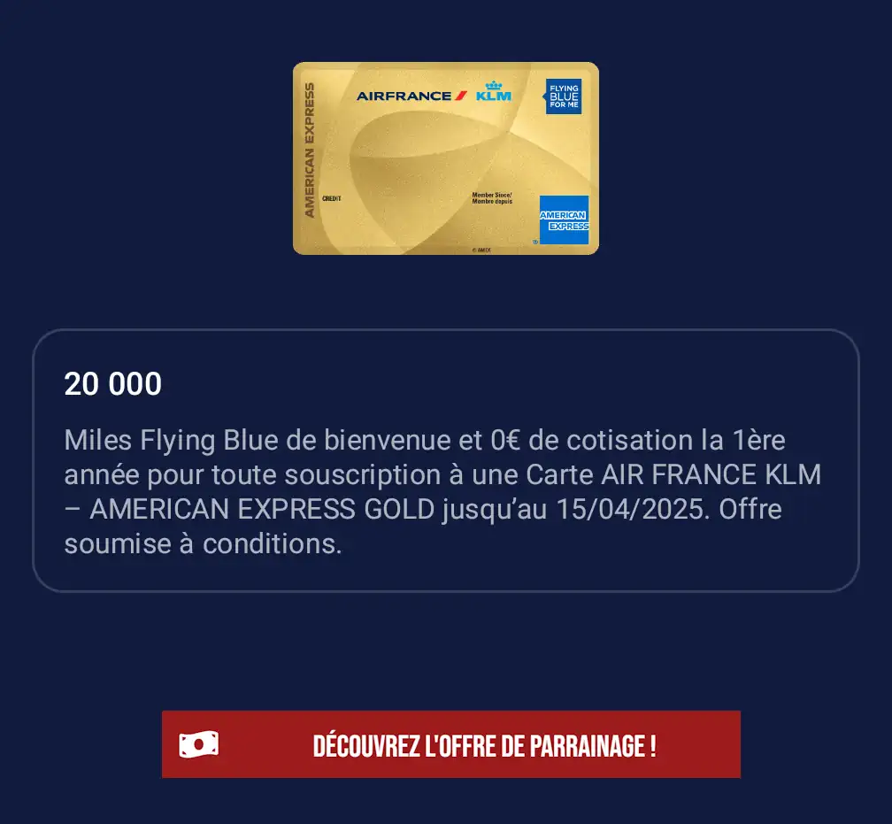 Offre Parrainage American Express