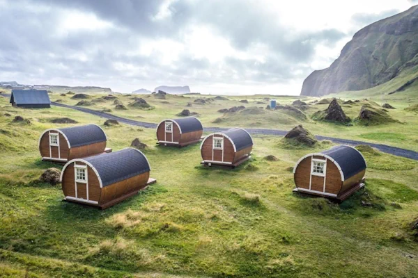 Glamping Camping Cottages iles Vestmann Islande