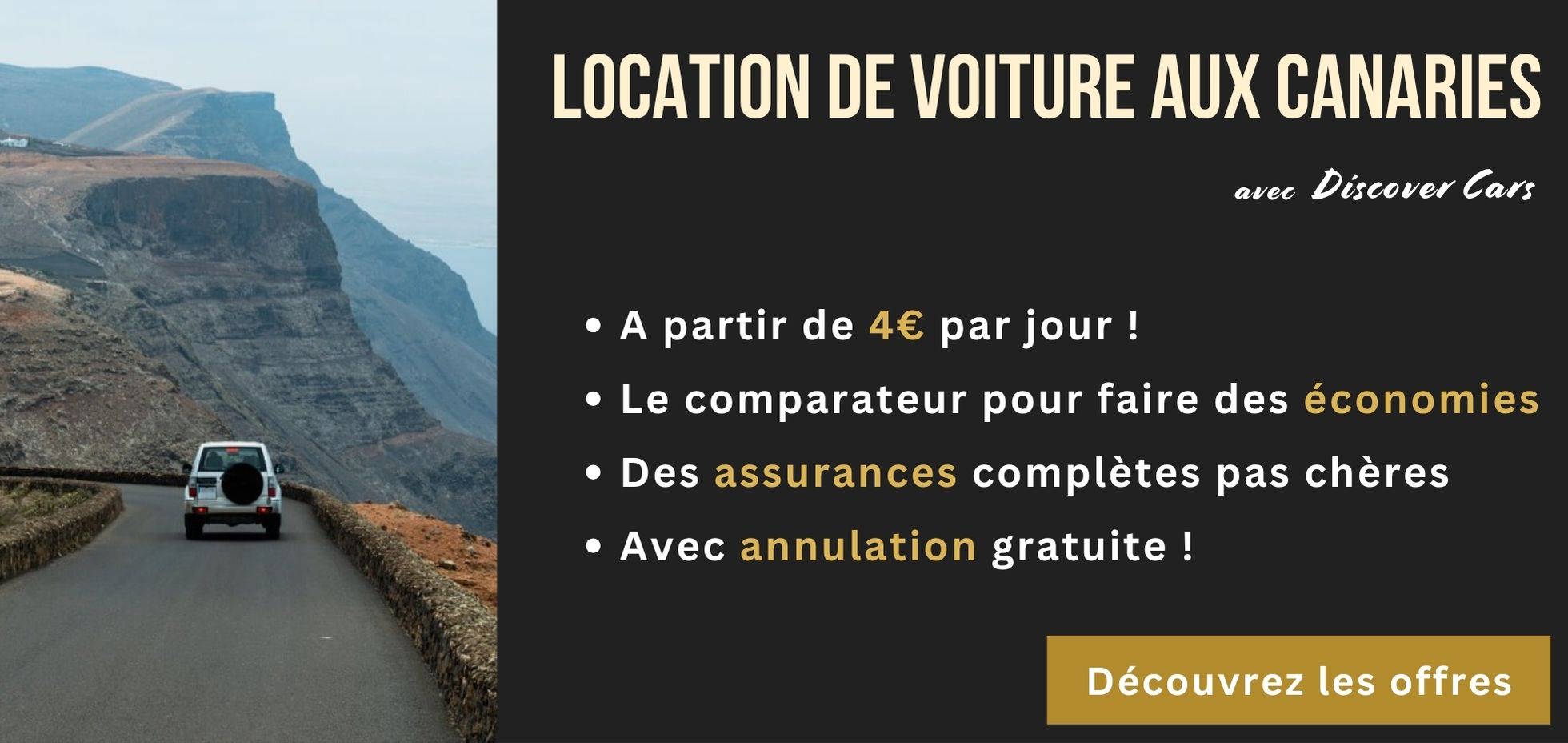 Location de voiture pas chère iles canaries
