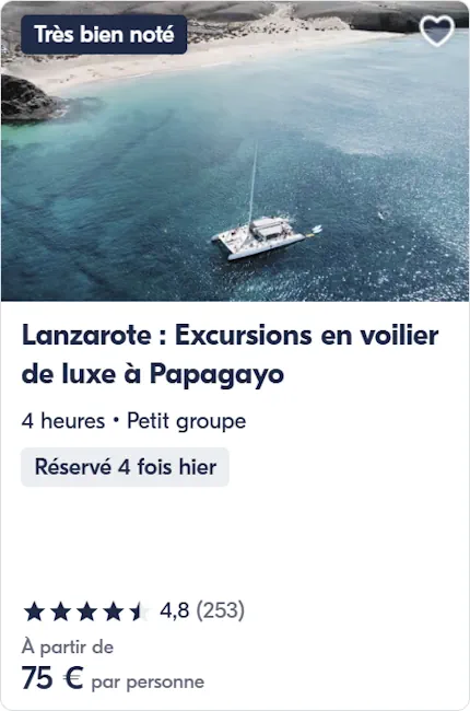 Lanzarote Papagayo Croisière Catamaran