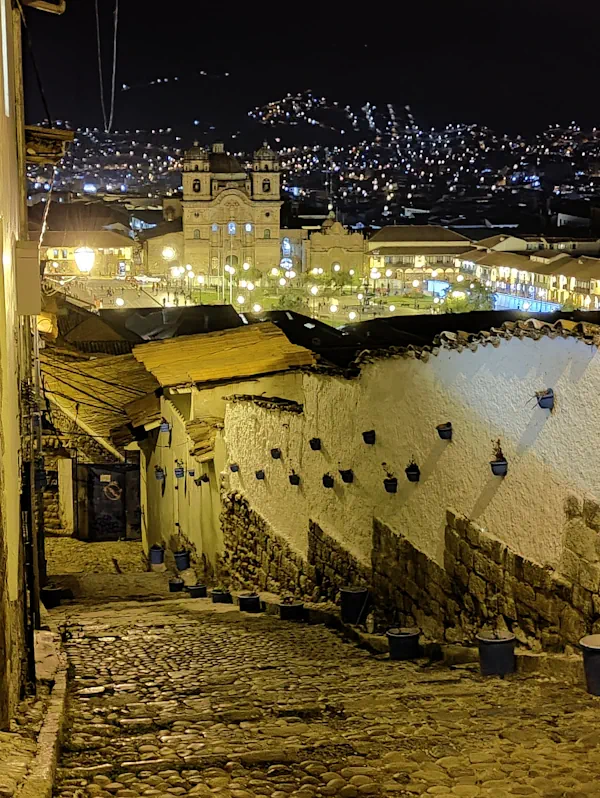 Cusco de nuit rues
