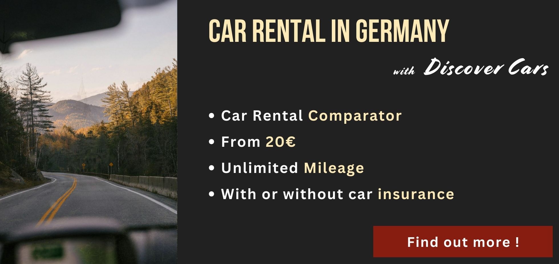 Cheap Car rental comparator Germany Rothenburg