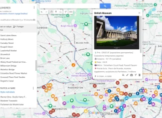 La meilleure carte interactive de Londres avec tous les endroits à voir et les infos pratiques carte touristique interactive de Londres angleterre