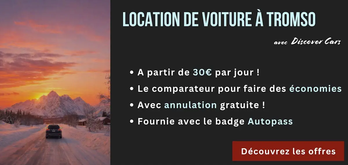Location de voiture à Tromso pas chère