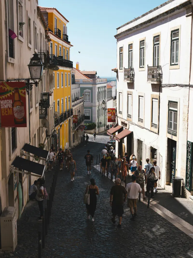 Rues Alfama Lisbonne