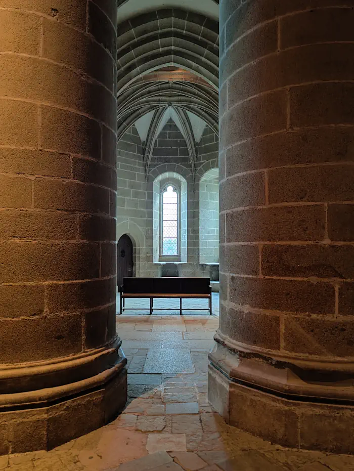 Visiter Abbaye Mont Saint Michel Intérieur