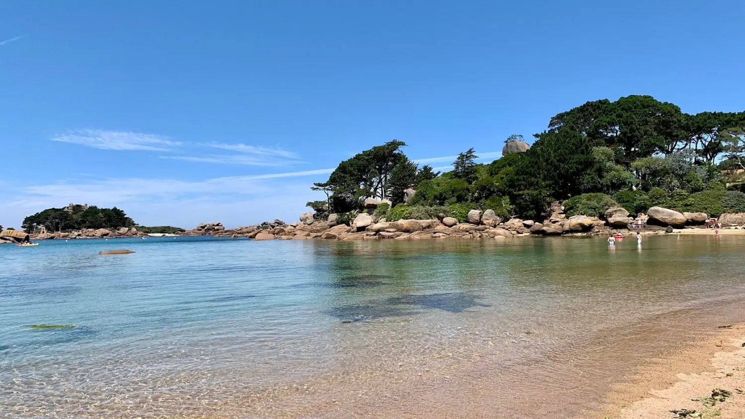 Plage Saint Guirec Ploumanach Bretagne
