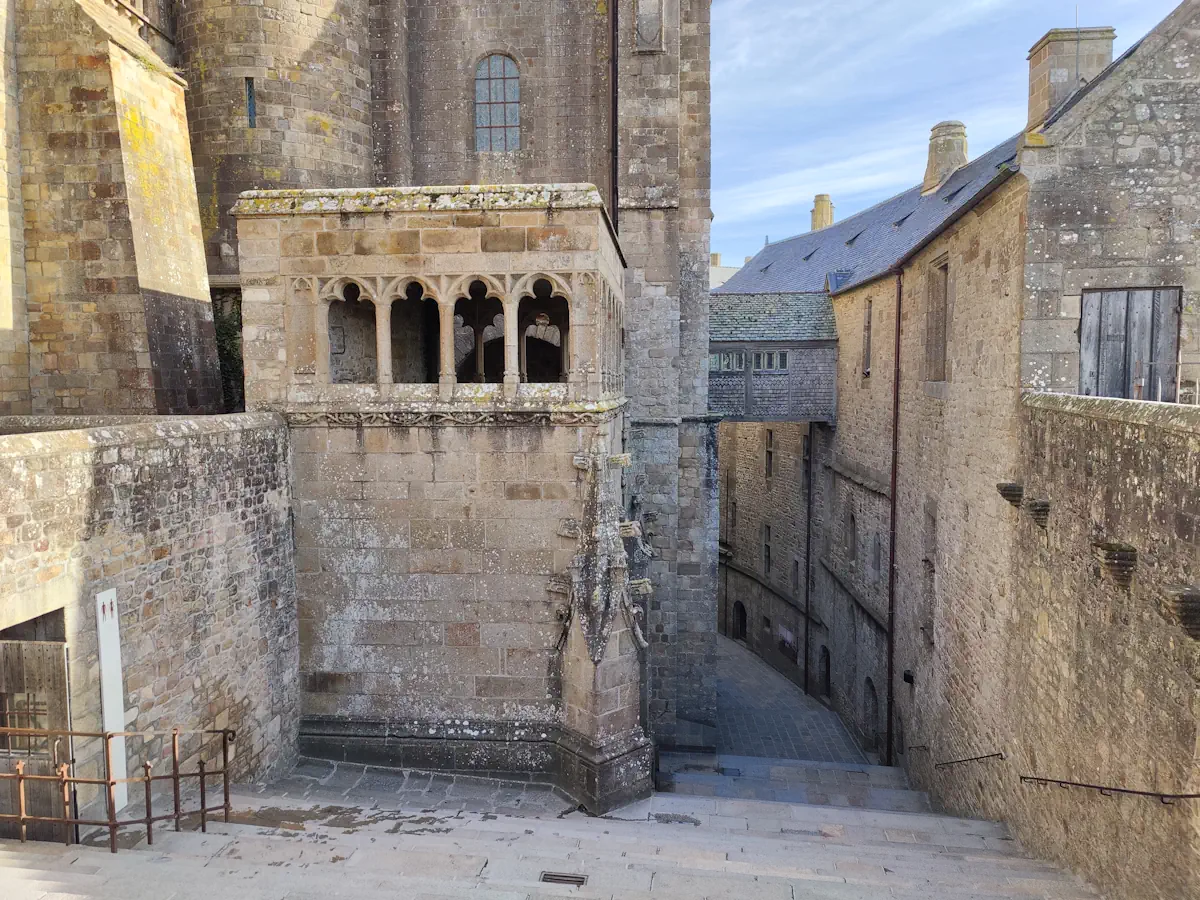 Entrée Abbaye Mont Saint Michel