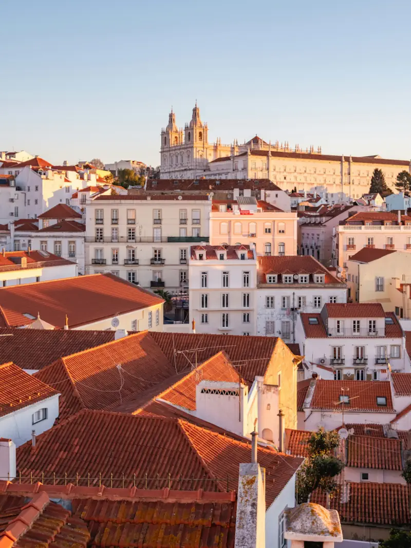 Vue Alfama Mirador Lisbonne
