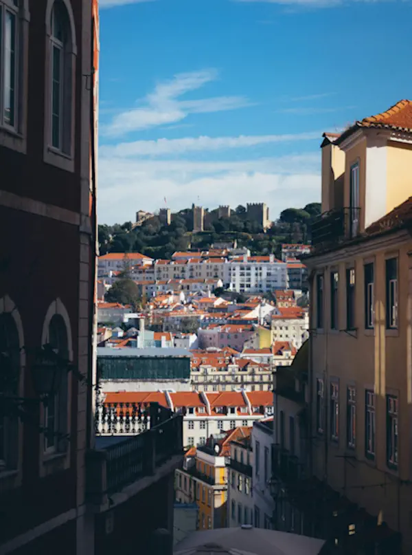 vue chateau lisbonne sao jorge