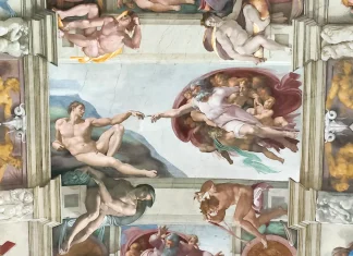 Visiter le Vatican – le guide complet pour optimiser votre visite et éviter la foule Chapelle Sixtine Vatican création adam