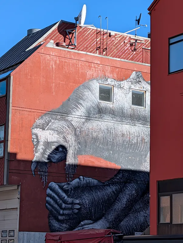 Street Art Fresque murale Bodo Norvège