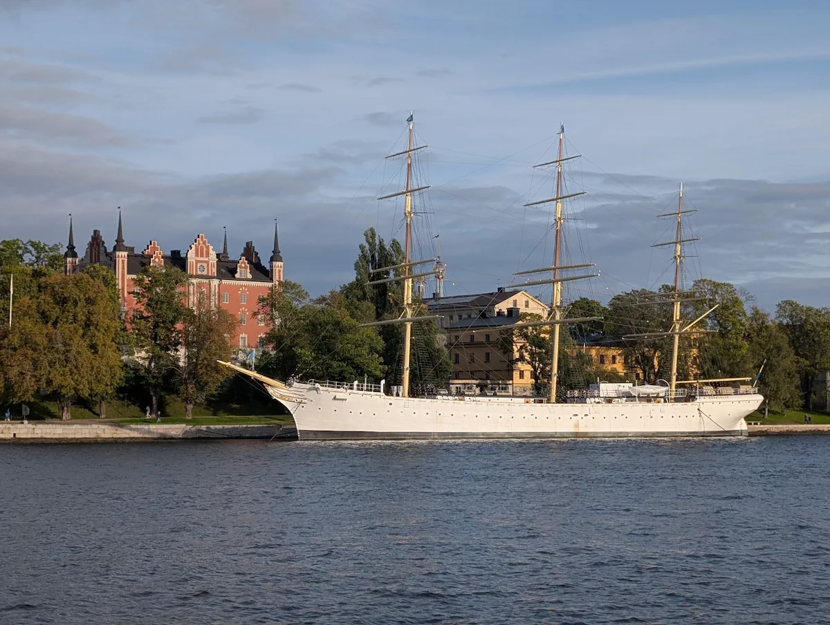 vue bateau croisière stockholm vue bateau croisière stockholm