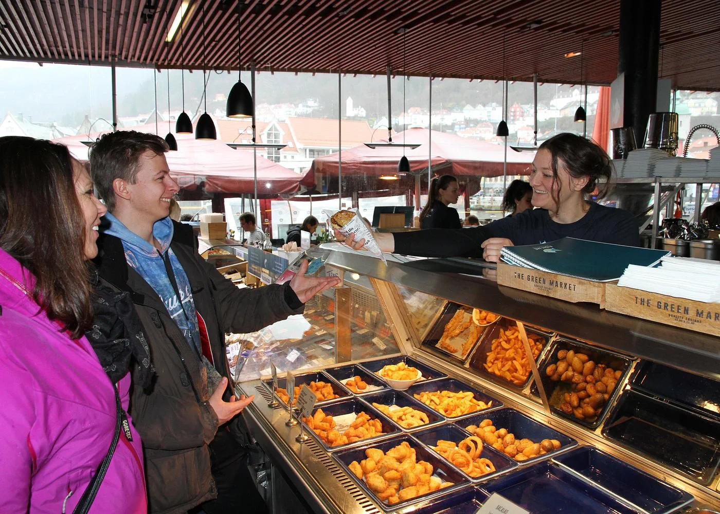 Marche alimentaire et culturelle à Bergen