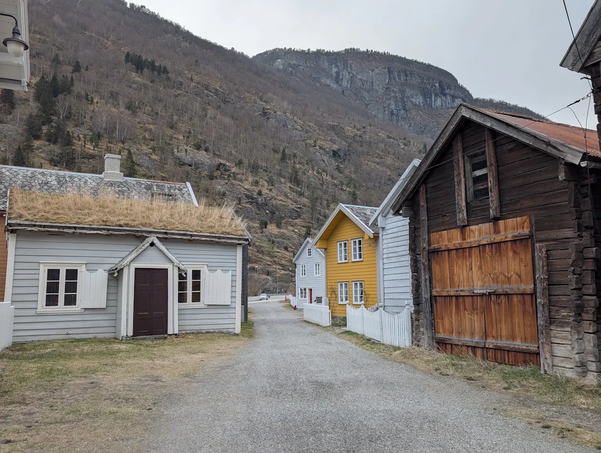 Gamle Laerdal Vieux village Fjords Norvège