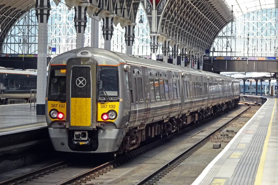 Londres Heathrow Express Train Aéroport Paddington Londres Heathrow Express Train Aéroport Paddington
