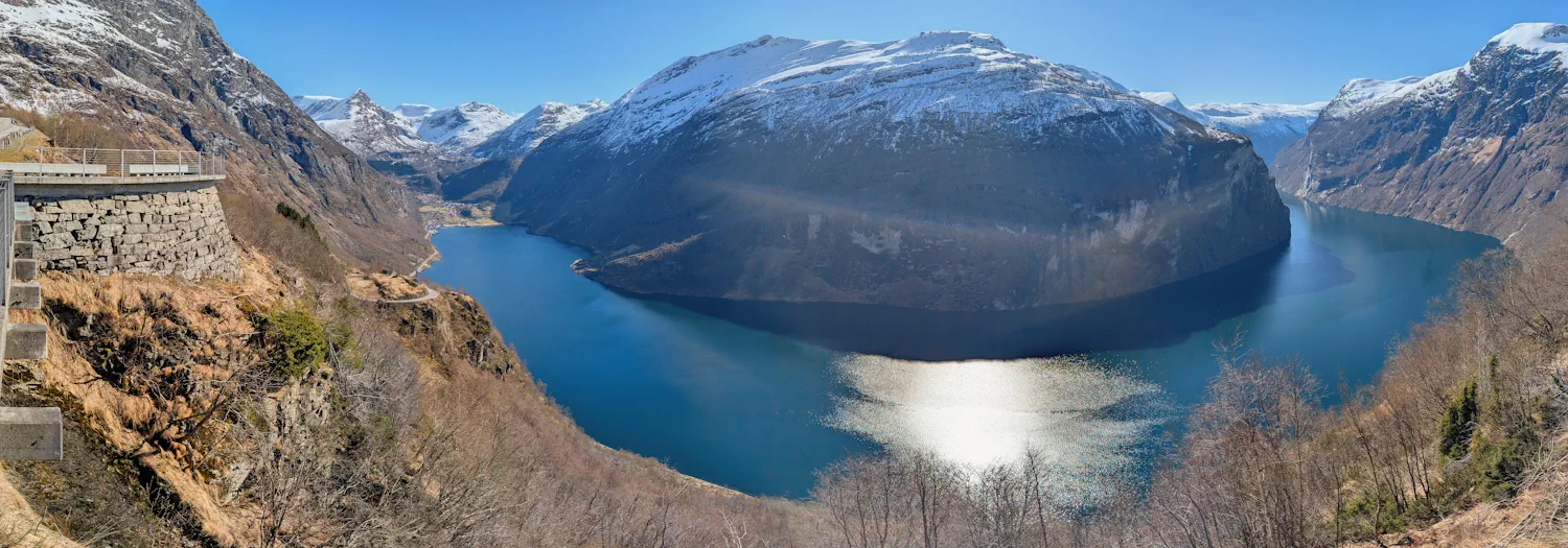 Panorama Fjord Geiranger Panorama Fjord Geiranger