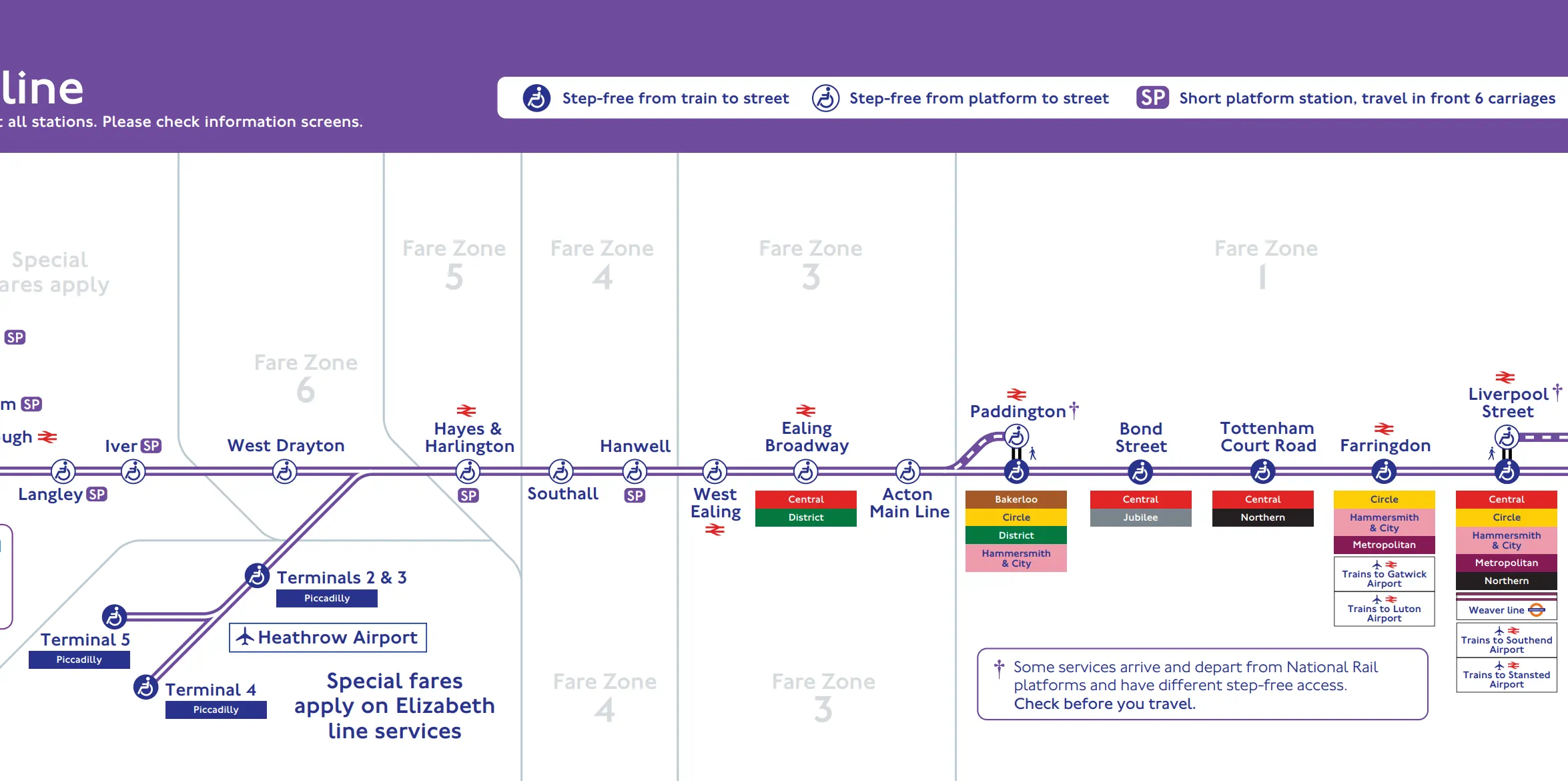Plan train Elizabeth Line Londres Plan train Elizabeth Line Londres