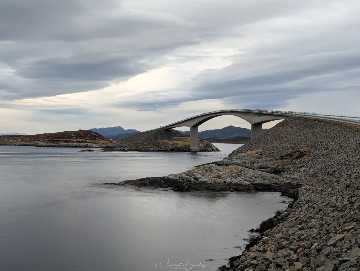 Pont hauteur route de l'atlantique Norvège Pont hauteur route de l'atlantique Norvège