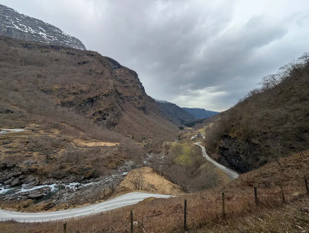 Paysages Train Flam Myrdal Flamsbana