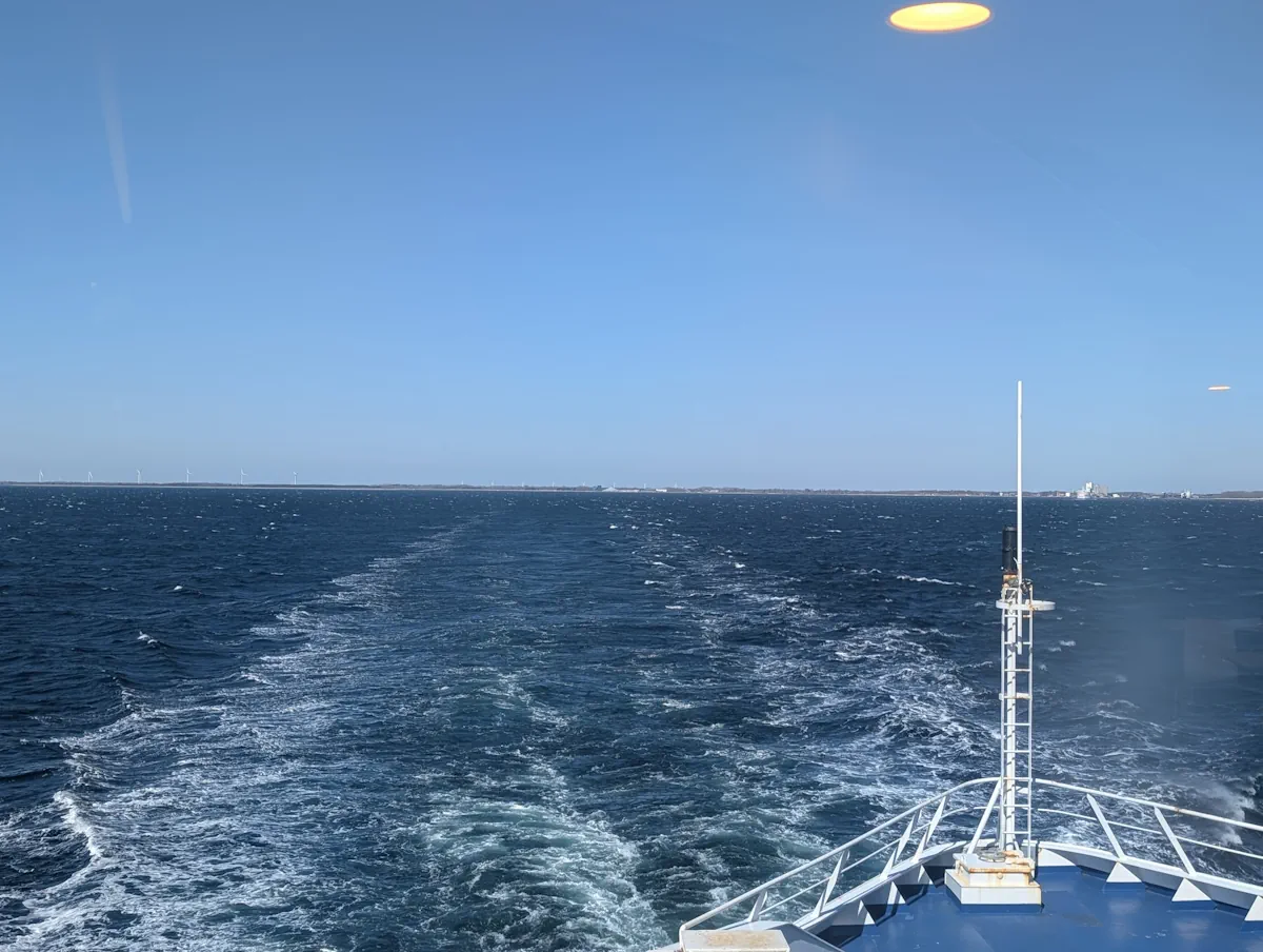 traversée Ferry Rodby Puttgarden mer baltique traversée Ferry Rodby Puttgarden mer baltique