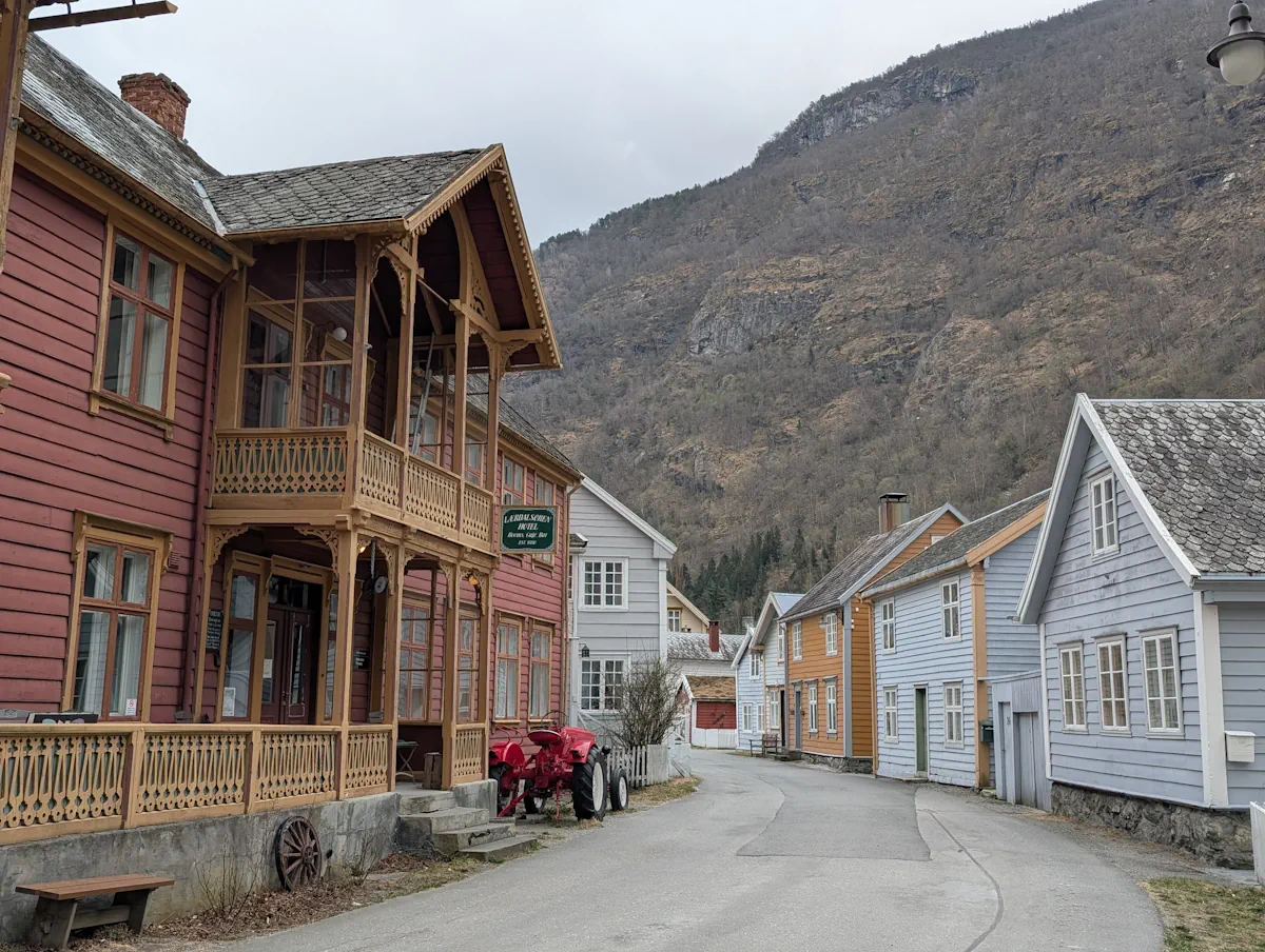 Village ancien Laerdal Fjords Norvège