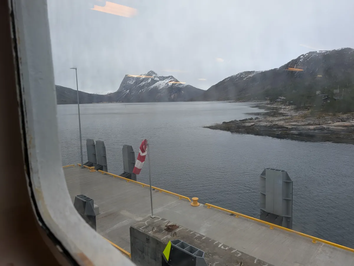 Vue Ferry Bognes Skarberget Norvege