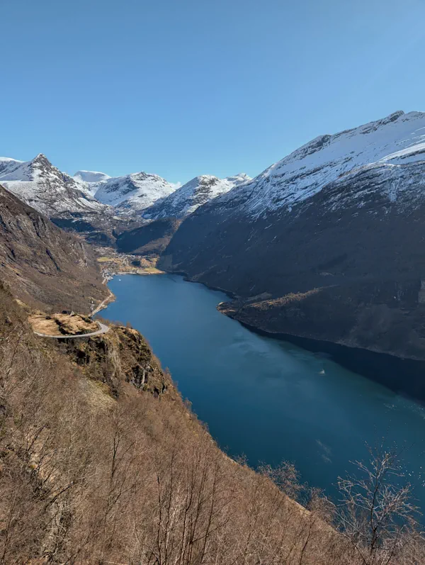 Vue Geiranger fjord Vue Geiranger fjord