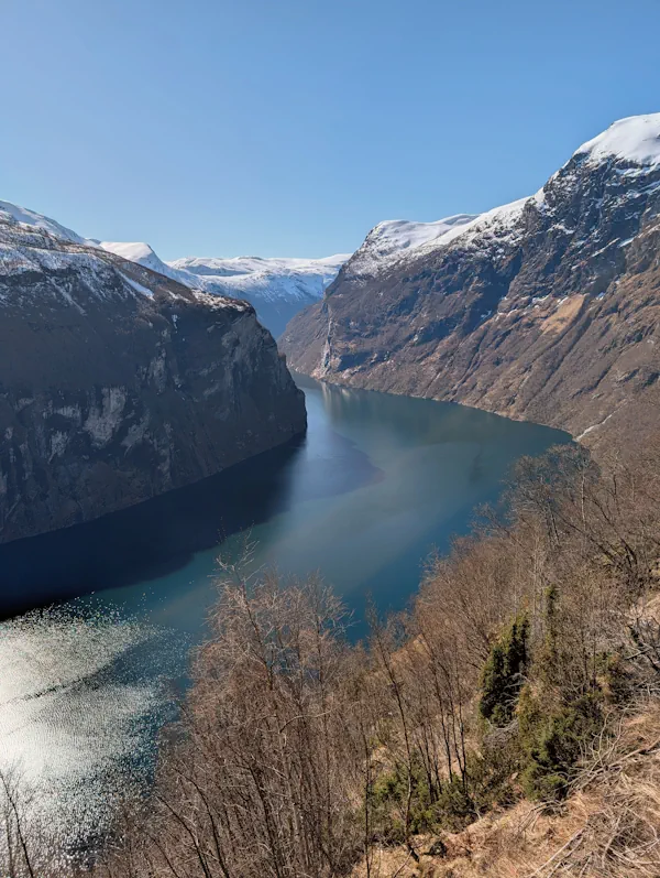 Vue Geiranger fjord Vue Geiranger fjord