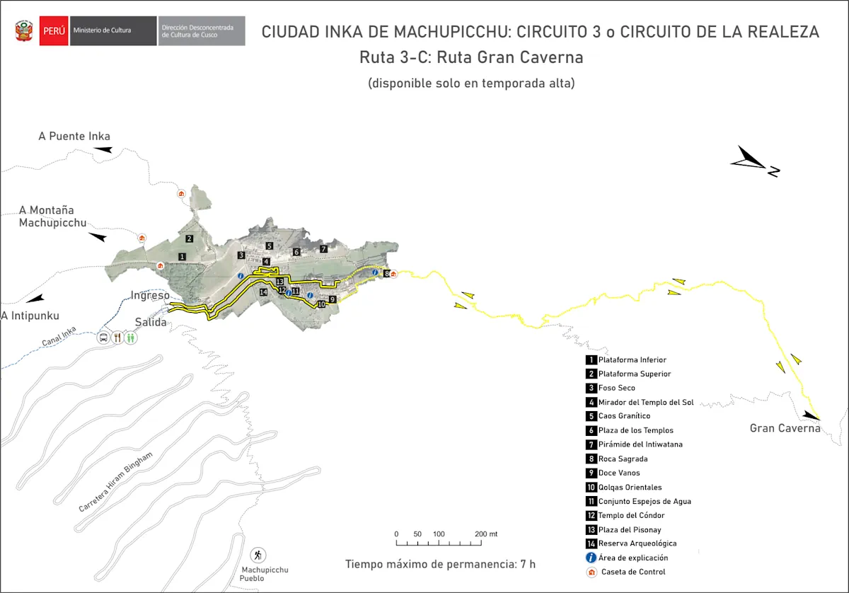 Machu Picchu circuit 3C itinéraire choisir Machu Picchu circuit 3C itinéraire choisir