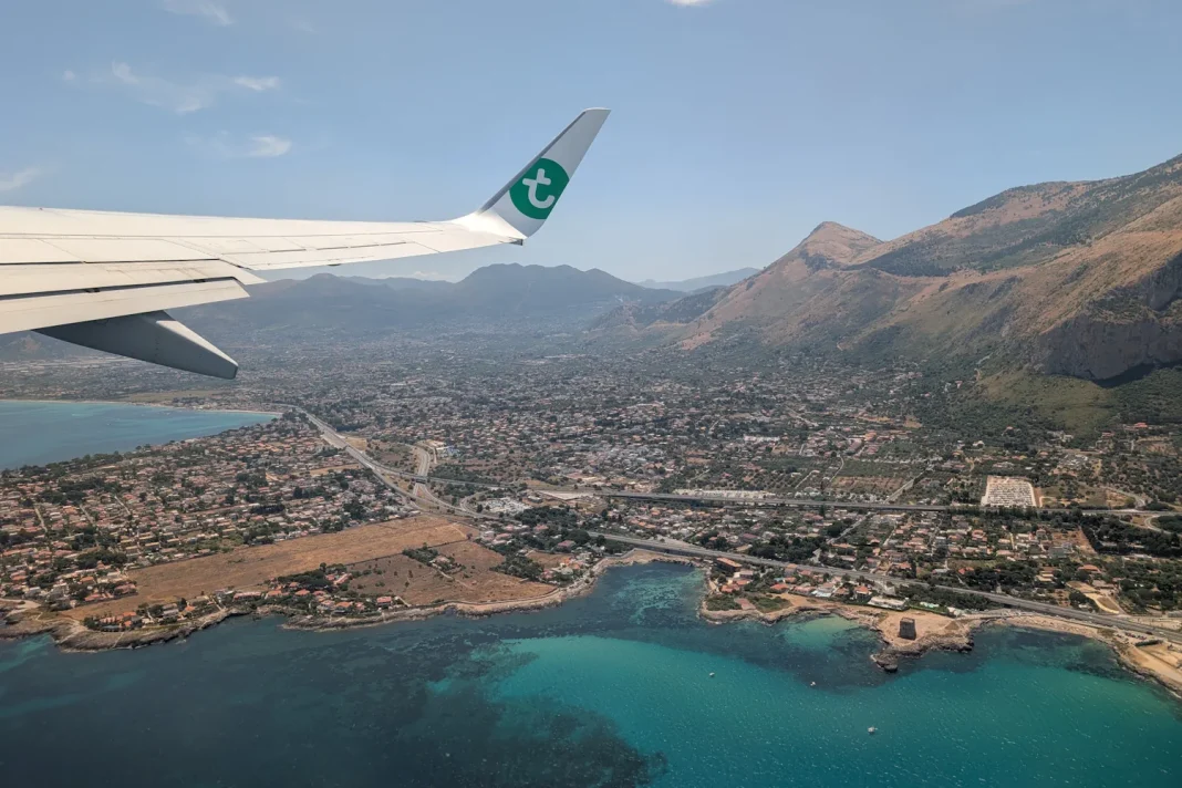 Prendre avion aéroport Palerme Sicile