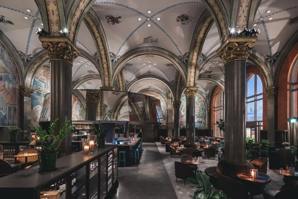 Bergen Børs Hotel, ancienne Bourse de 1862 transformée en boutique-hôtel