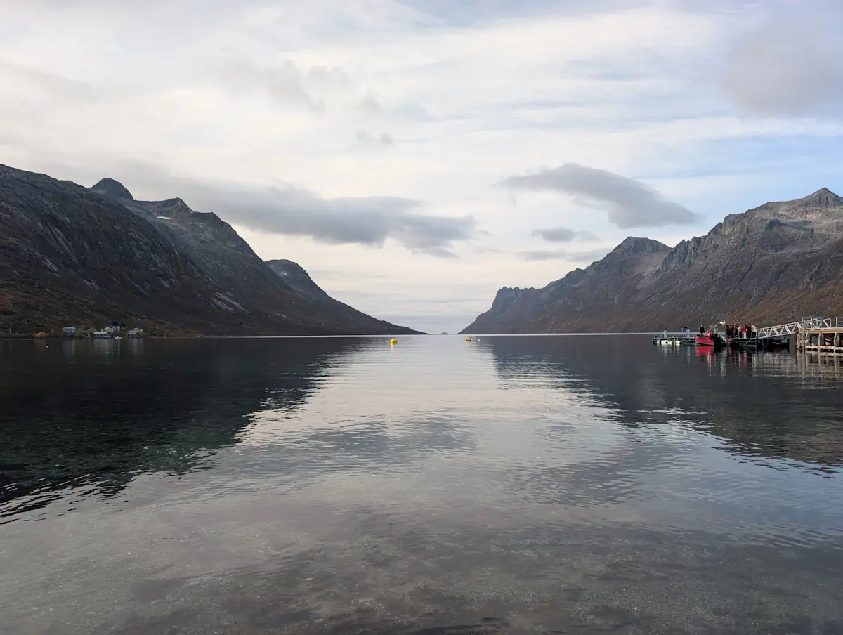 Ersfjord en été kvaloya tromso