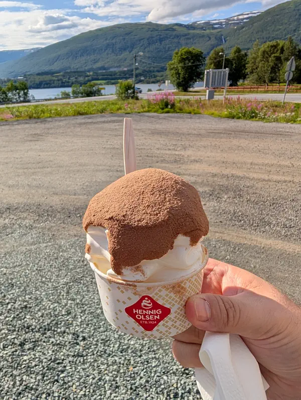 glace été tromso