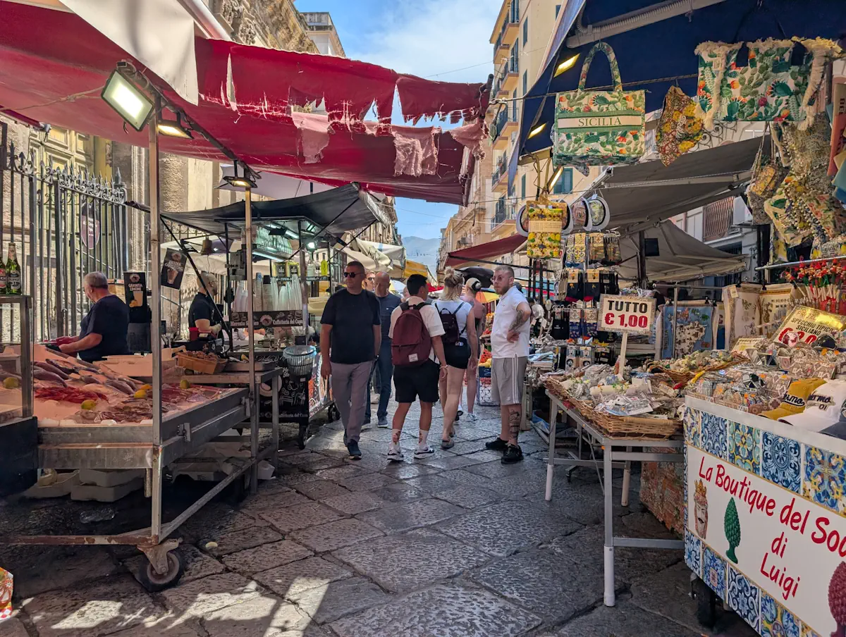 marché Capo Palerme street food