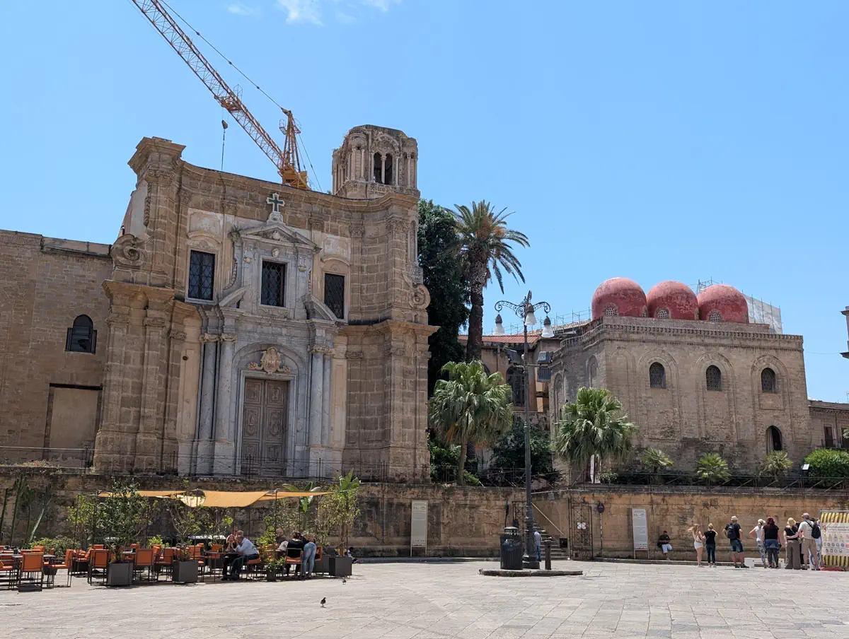 Piazza Bellini Palerme Eglises Arabo normandes Unesco