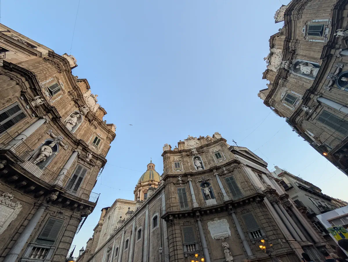 Place Quattro Canti Palerme Sicile