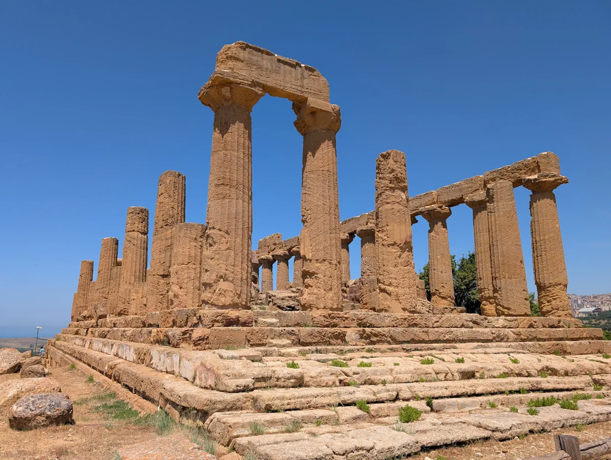 Temple grec Agrigente Sicile Italie