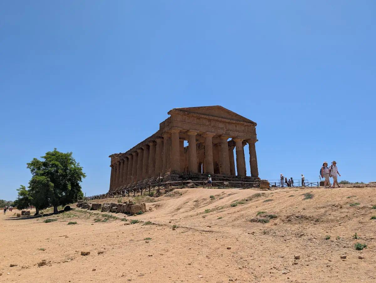 Temples grecs Agrigente Sicile Italie Temples grecs Agrigente Sicile Italie