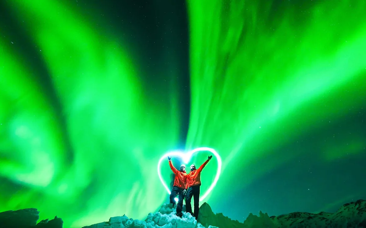 Northern lights in Tromsø with the agency Arctic Breeze