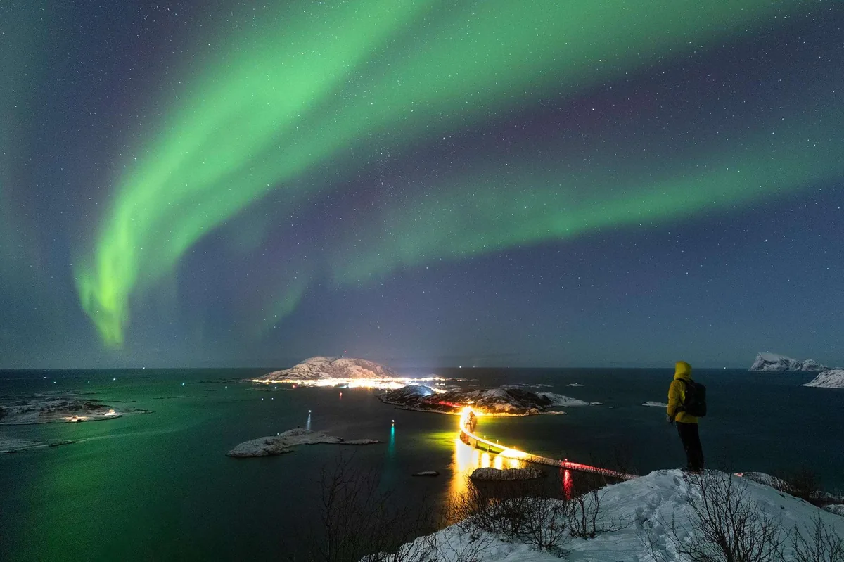 Northern lights in Tromsø with the agency Enjoy the Arctic