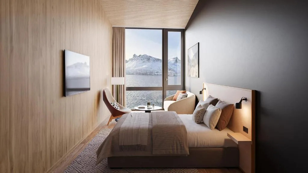 Storm Hotel Senja — hôtel sur l'île-village de Husøy à Senja