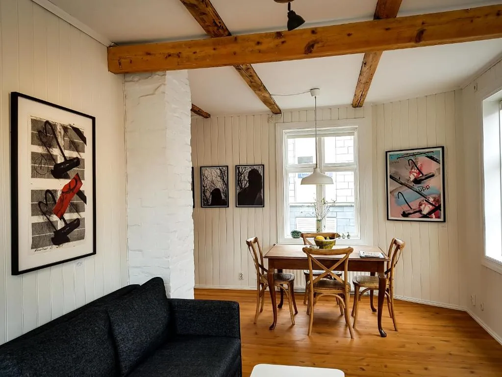 House of the Snowbird Reykjavik — charming apartment in an old wooden house with private parking in the heart of the city centre