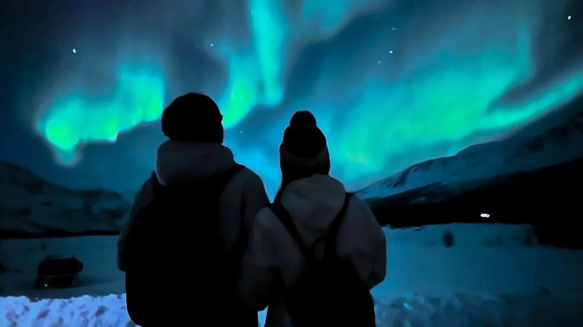 Northern lights in Tromsø by bus with Jeshua